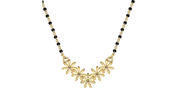 Simple mangalsutra design in shop gold with price